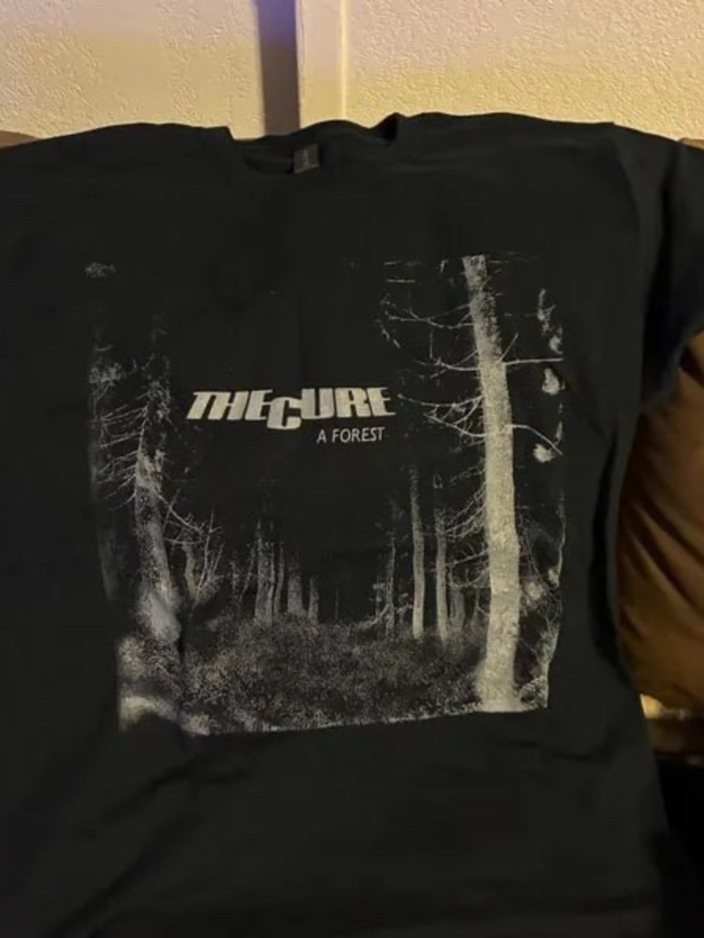 Gildan Black The Cure "A Forest" Graphic Tee